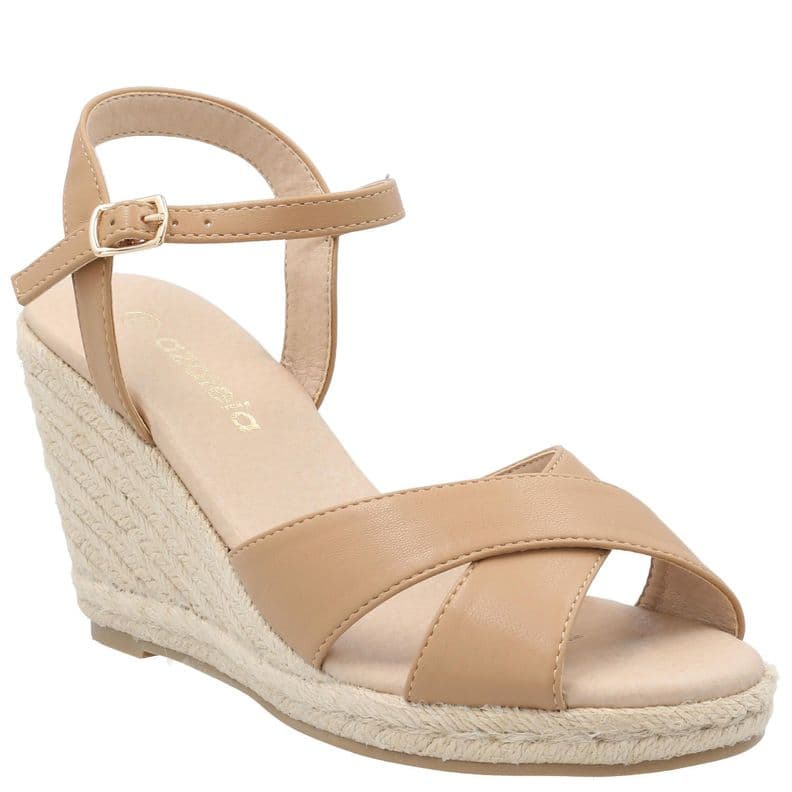 Sandalia Mujer Sasha Natural Beige 38