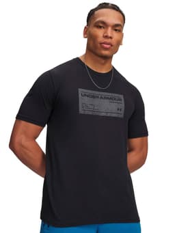 Polera manga corta Box Wordmark Label negro L