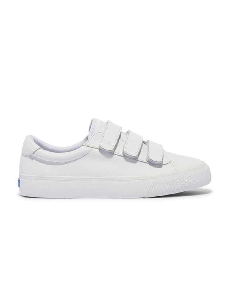 Zapatilla Cuero Blanca Mujer Jump Kick V Blanco 35