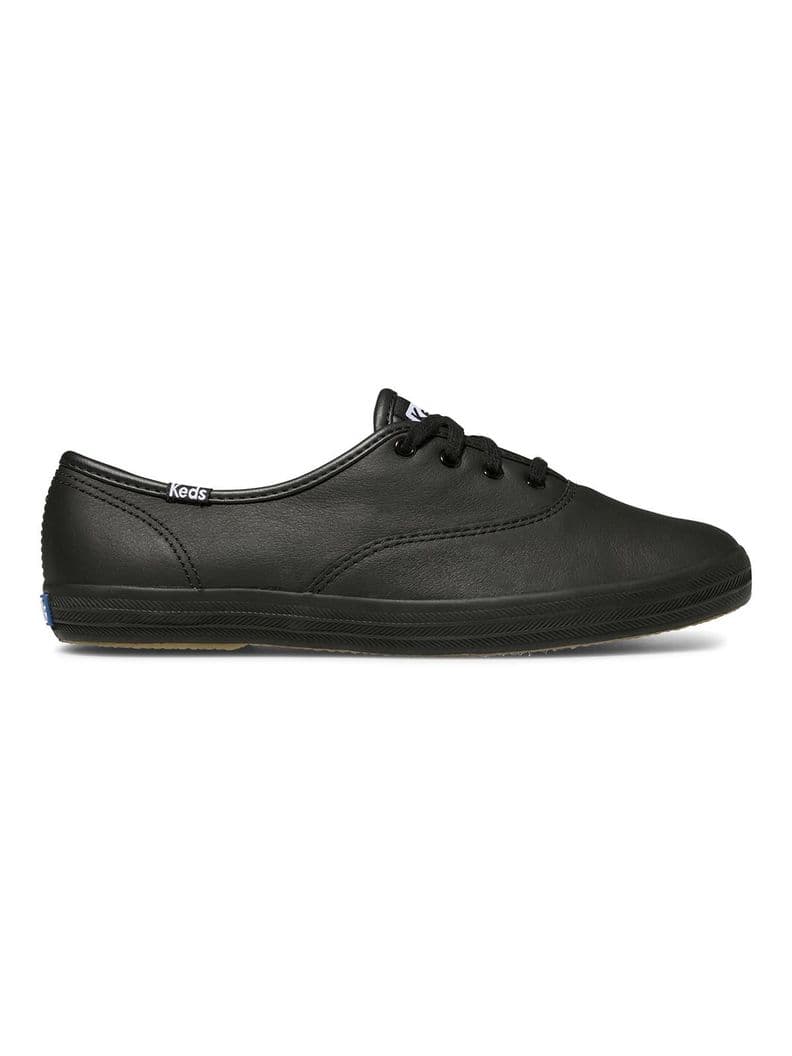 Zapatilla Cuero Negra Mujer Champion Lthr Negro 39