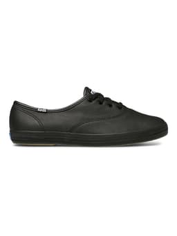 Zapatilla Cuero Negra Mujer Champion Lthr Negro 38