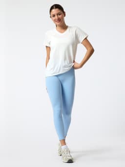 Polera V Neck Ali Rec Blanca Mujer Blanco XS