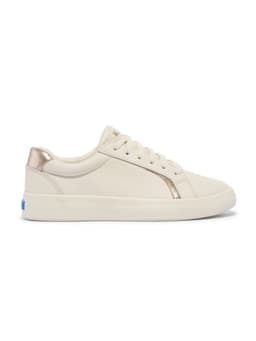 Zapatilla Cuero Beige Mujer Pursuit Lace Up 39