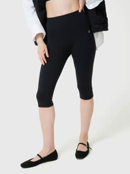 Calza Mujer Capri Aloe Negra Negro S