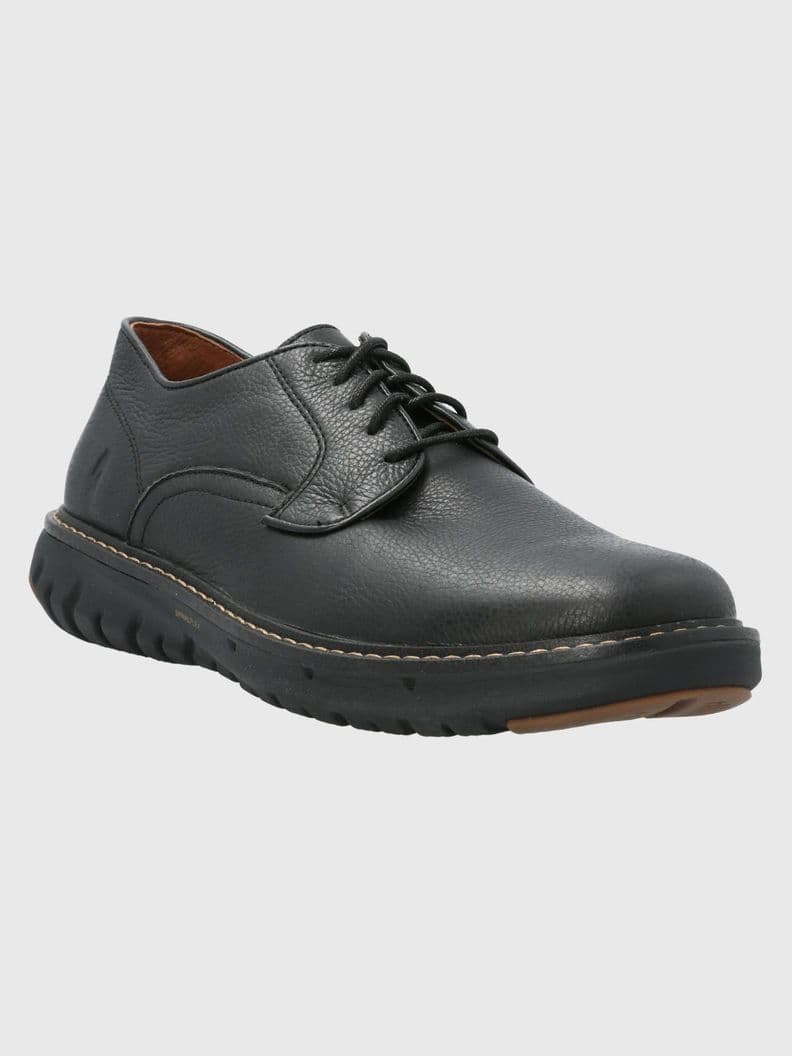 Zapato Cuero Hombre Smart Oxford Negro 40