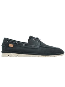 Mocasin Cuero Hombre Lisfan Azul Azul Marino 39