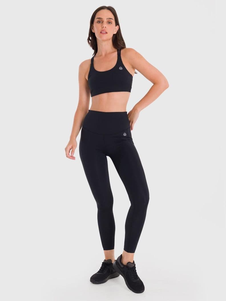 Calza Mujer Long Legg Nice Negra Negro XS