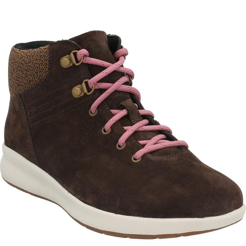 Zapatilla Cuero Mujer Spinal Lace B Choco Cafe 36