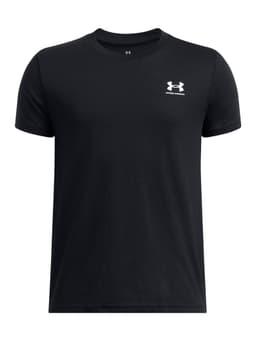 Polera Manga Corta Ua Sportstyle Lc Negro Para Nino 8