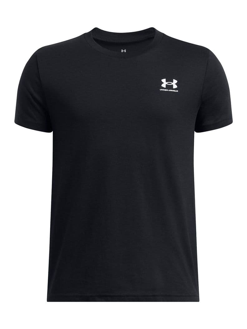 Polera Manga Corta Ua Sportstyle Lc Negro Para Nino 10