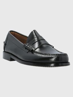 Mocasin Cuero Prada Negro 39