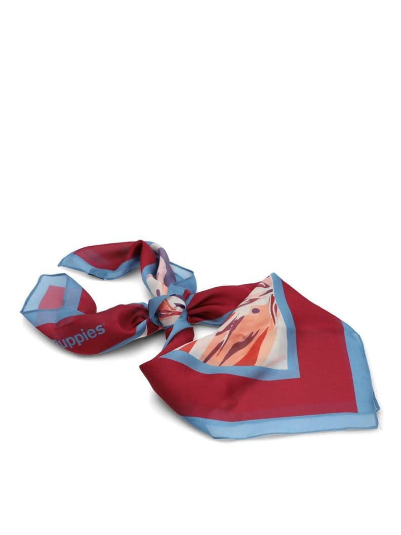 Panuelo Mujer Hp Scarf Leaves Crema