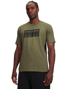 Polera manga corta Box Wordmark Label verde S