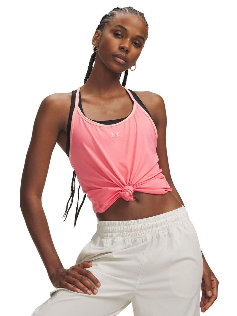 Polera S/M UA Vanish Tank Rosado Mujer XS