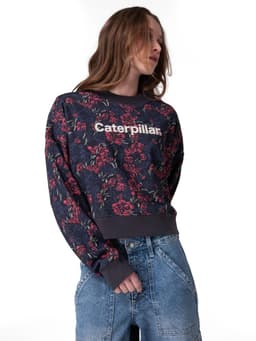 Poleron Relaxed Caterpillar Mujer Multicolor Negro M