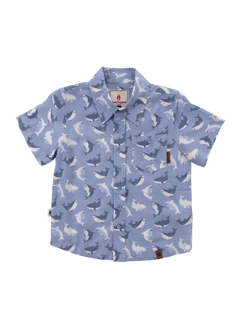 Camisa Nino Guayabera Azul 4