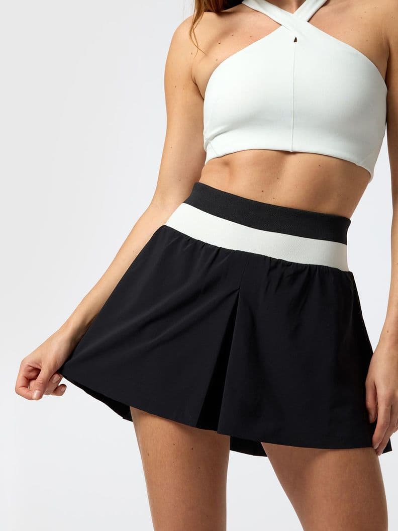 Falda Lina Negro Mujer L