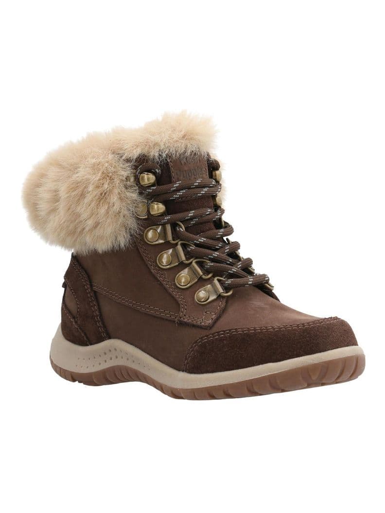 Botin Cuero New Ferda-K Nina Cafe Cafe Oscuro 30