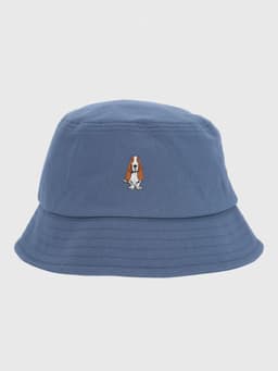 Gorro Algodon Organico Bucket Dog Azul