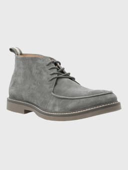 Botin Cuero Hombre Niger Gris Gris Oscuro 42