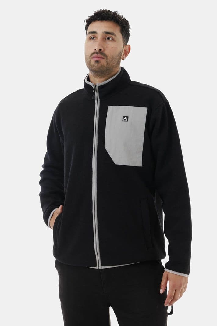 Polar Hombre Cinder Full-Zip Gris Oscuro Negro XL