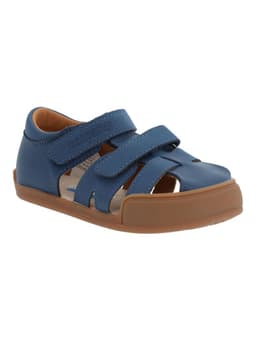 Sandalia Cuero Ergonomica Nino Kentucky Azul 29