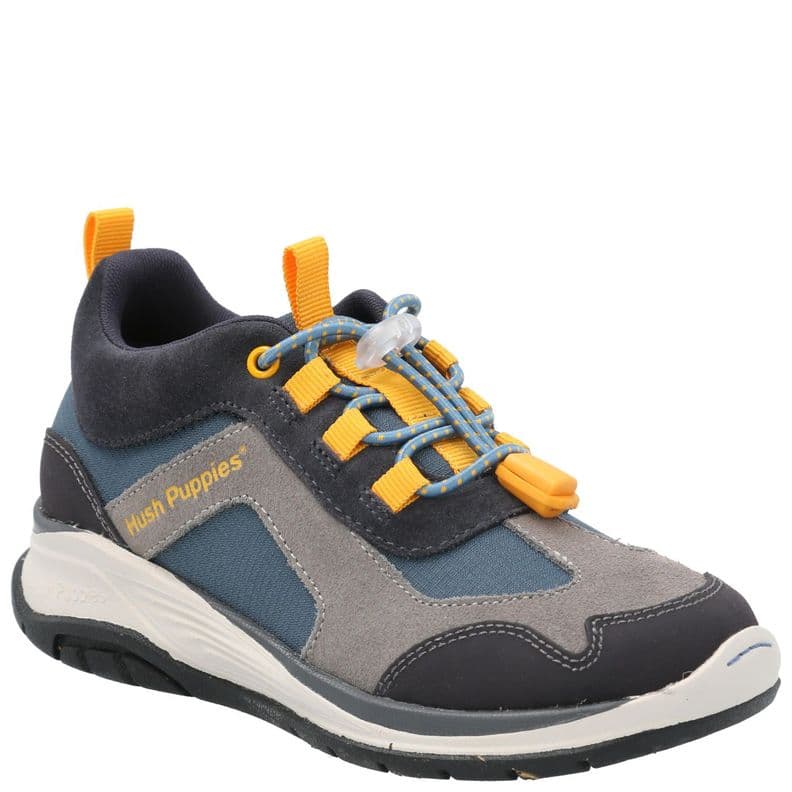 Zapatilla Cuero Nino Fastland Gris 32
