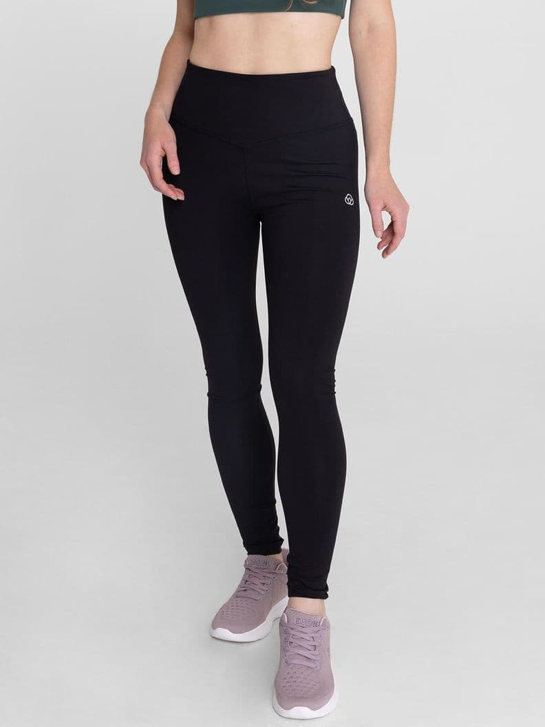Calza tiro alto Mujer Hr Long Legg Gala Negra Negro XS