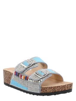 Sandalia Mujer Arabela Denim Acero 37