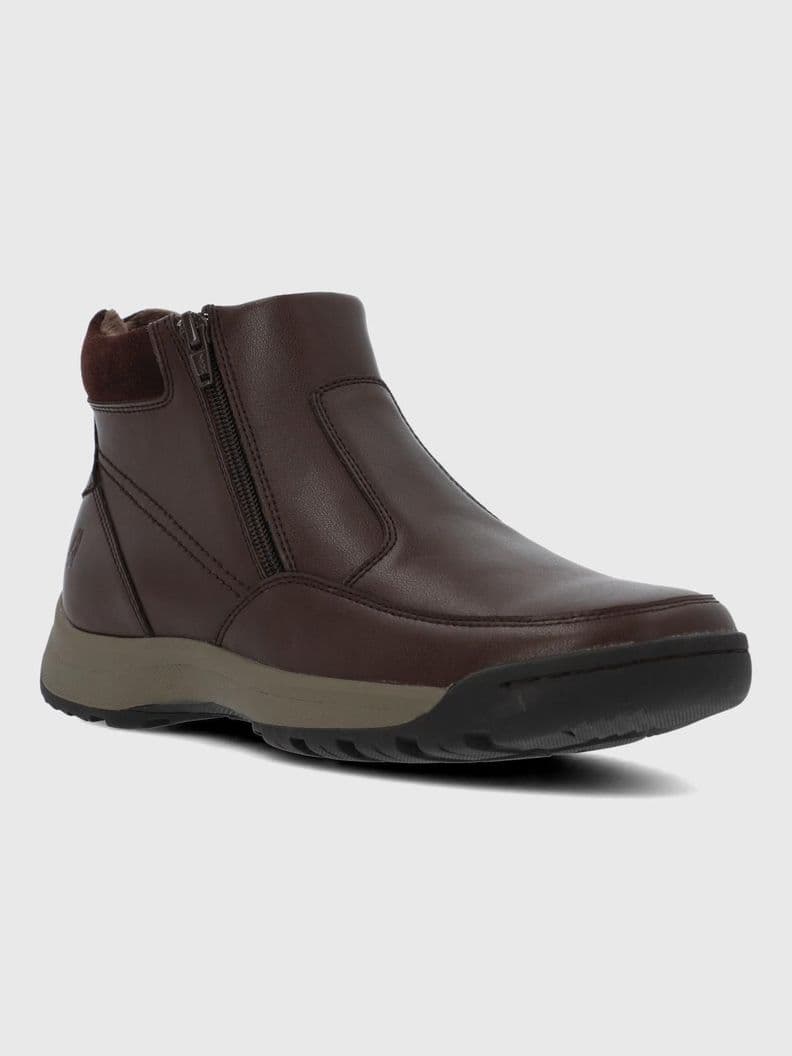Botin Hombre Chief Cafe Cuero Cafe Oscuro 44