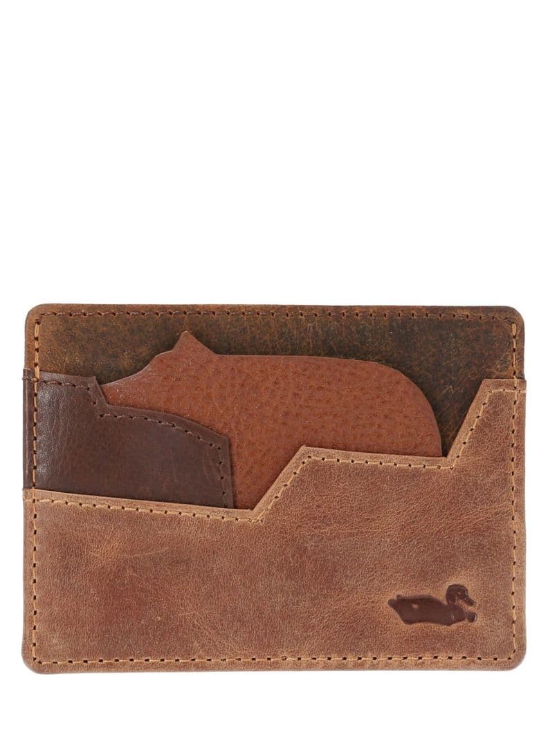 Billetera Cuero Beige FBear CarUnisex