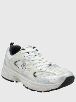Zapatilla Mujer Miki Silver Bsoul Plateado Metalico 38