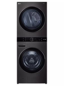 WashTowerTM Lavadora Secadora LG Carga Frontal 22/16Kg WK22BS6 con AIDDTM Negro