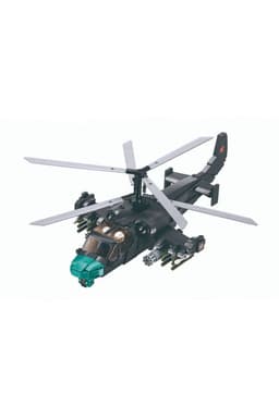 Helicoptero Militar, KA-52S, Escala 1/35, Armable, 913 Piezas Negro