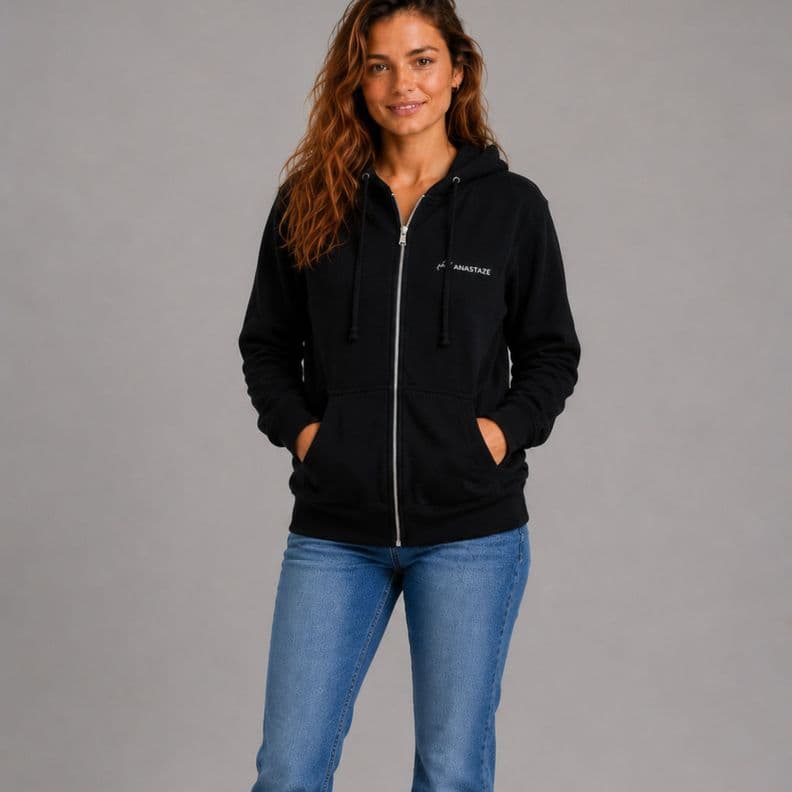 Hoodie Sudadera Poleron Mujer ISABELLE Negro L