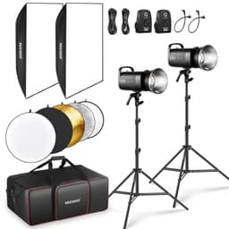 Kit de flash monolight de estudio Neewer S102-400W Negro