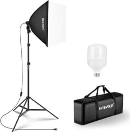 Kit Softbox LED Neewer NK300 5700K Negro