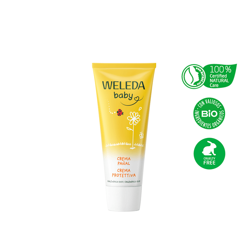 Crema Panal De Calendula 75 Ml Weleda Blanco