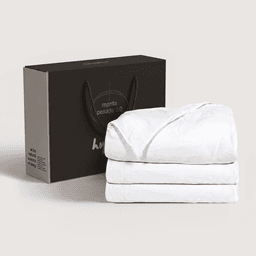 Manta Pesada 3.0 + Funda 100% Bambu | Super King | 8.5 Kg | Hypnos Blanco