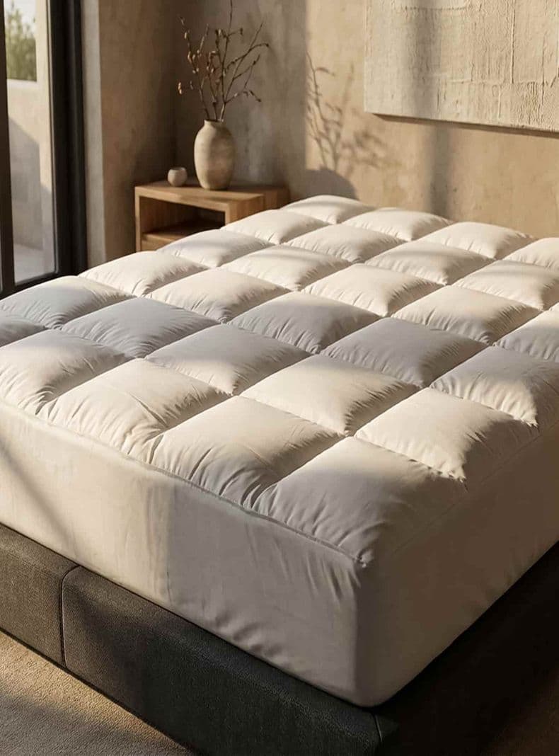Cubre Colchon | Topper Haven | 1,5 plazas Blanco