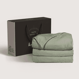 Manta Pesada 3.0 + Funda Algodon Lavado | 1,5 Plazas | 5.5 Kg | Hypnos Verde