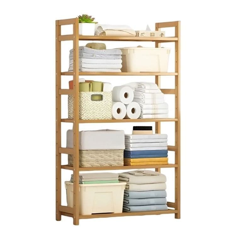 Organizador Estante De Bambu 5 Niveles De Cocina Y Bano