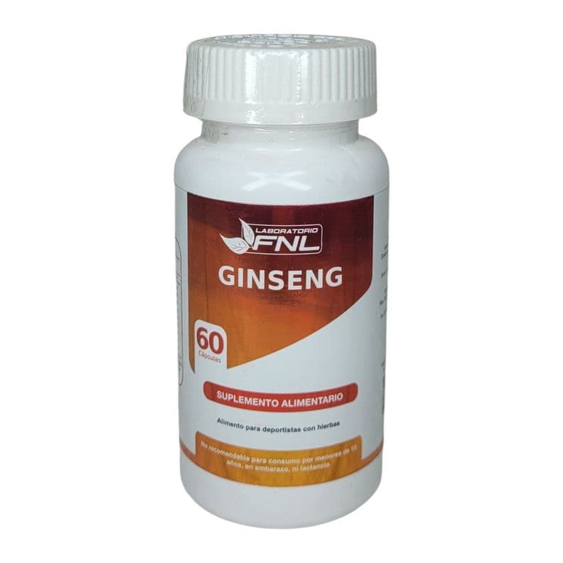 Ginseng FNL Natural 60 Capsulas Suplemento Bienestar Mental