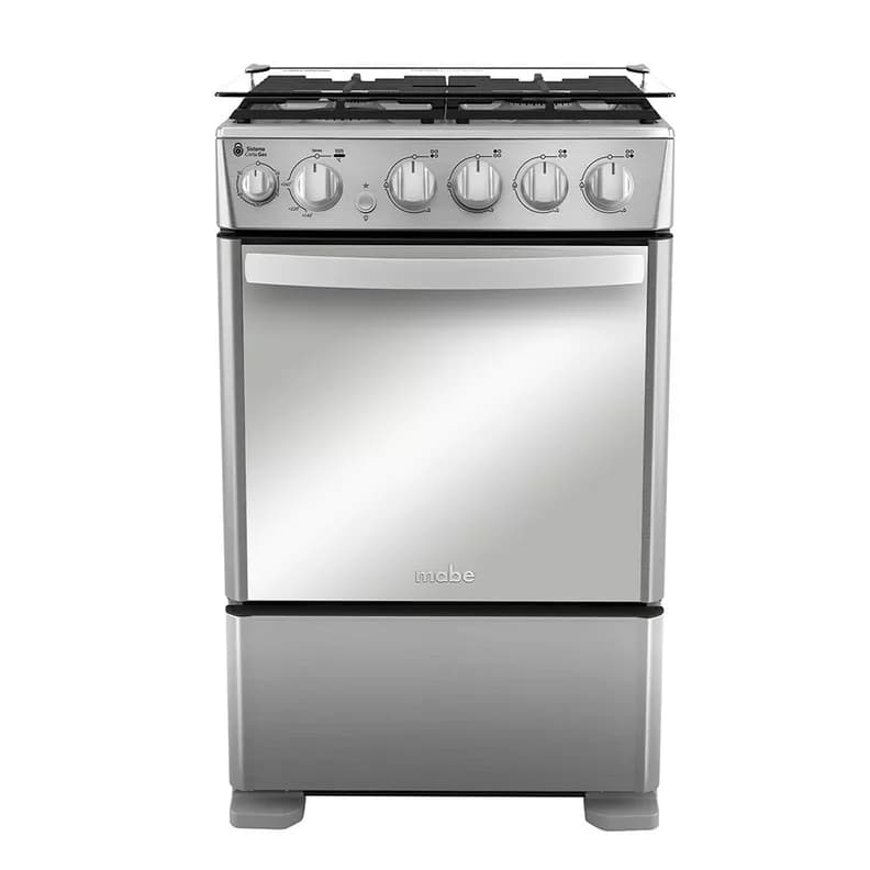 Cocina de Piso a Gas 55 cm Inox Mabe CMC5540FX1 Gris