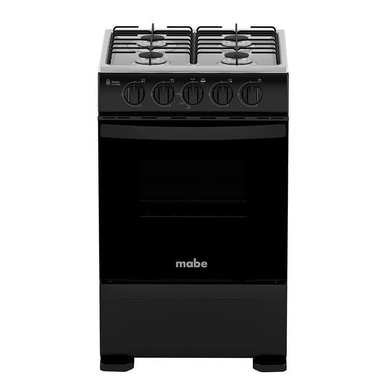 Cocina de Piso a Gas 51 cm Negro Mabe CMC5100NA1