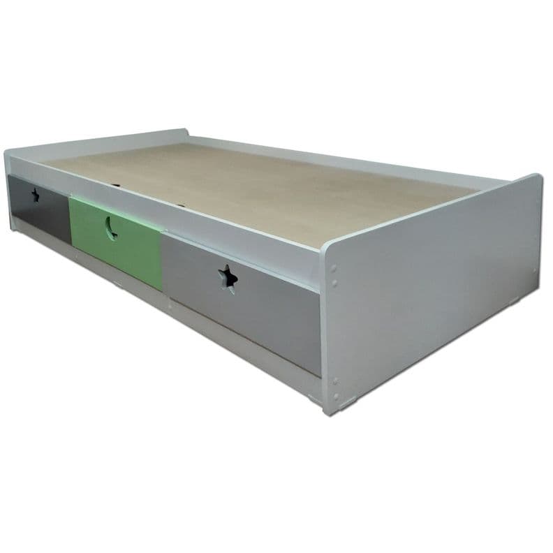 Cama 3 C Verde Gris 1.5 Verde Menta