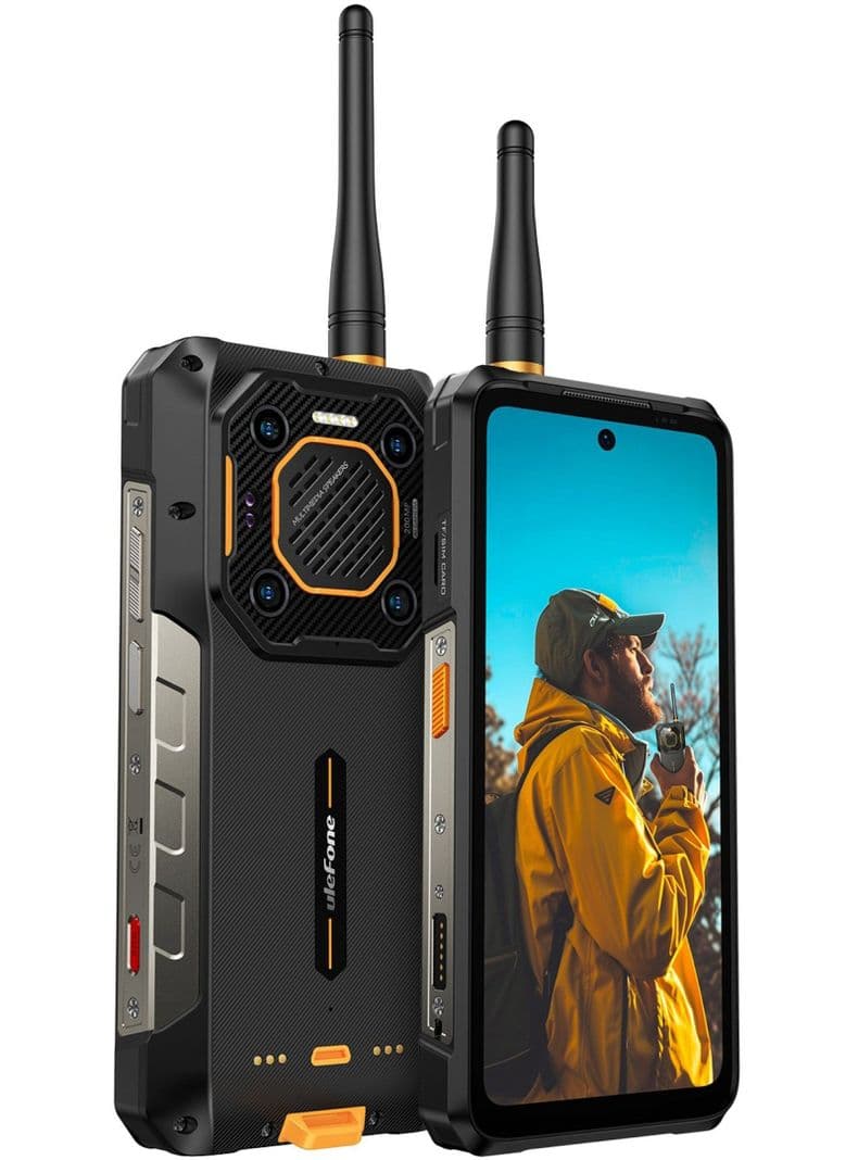 Ulefone Armor 26 Ultra - Smartphone Rudo con Walkie-Talkie Negro