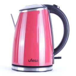 Hervidor Ufesa HA1274E Inox Rojo 1,7 Lts