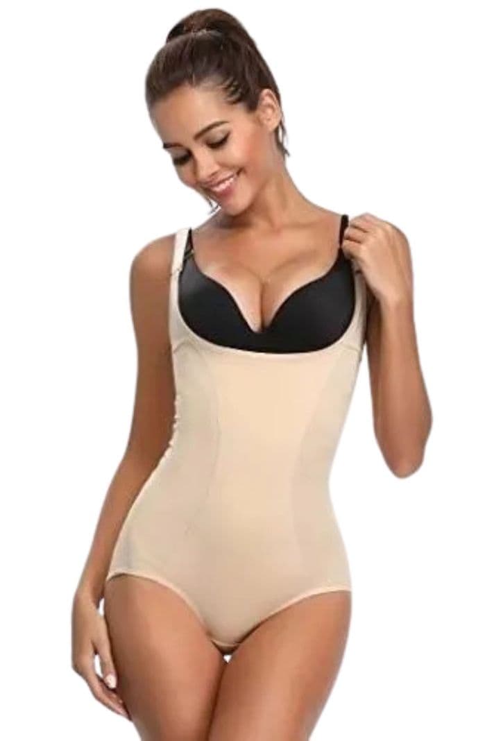 Body Mujer Ajustable Modelador Silueta Perfecta Y Push Up 795 Beige M-L
