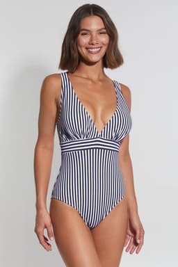 Docor Espana Traje de bano Marinero Suave Luxury Azul M